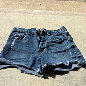 Kensie Dark Blue Jean Shorts